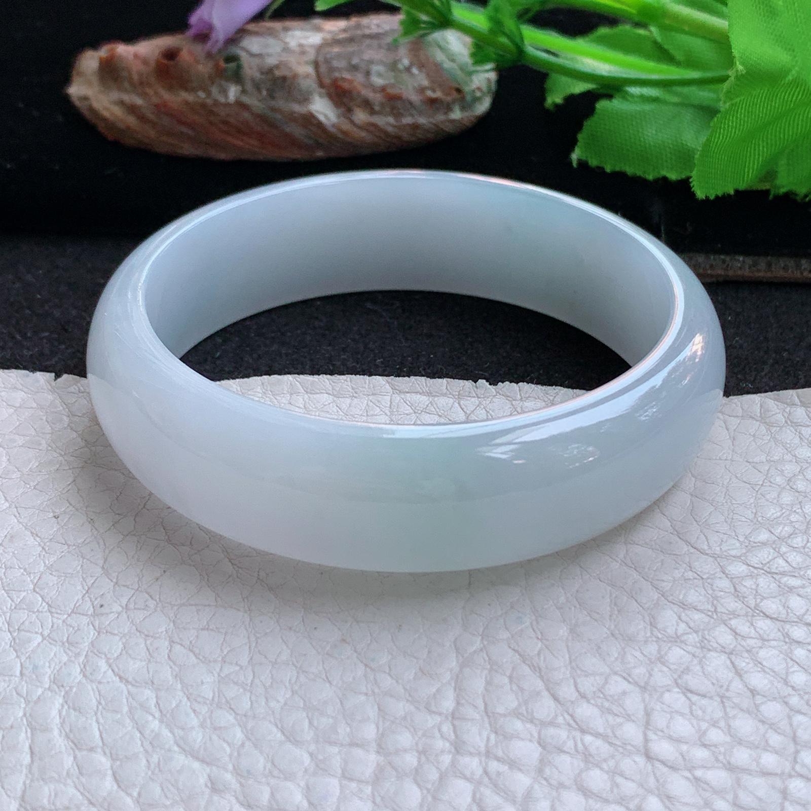 ee实拍56*15.5*6.6轮胎镯 天然缅甸翡翠a货手镯冰纯正圈玉镯子