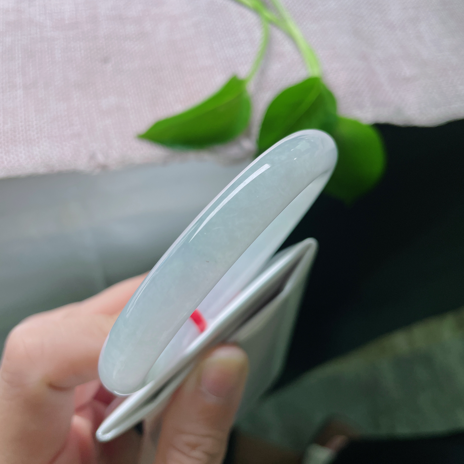 53.8/10白底圆条，冰清玉洁，种老，清泠一瞥，内里自有山河。