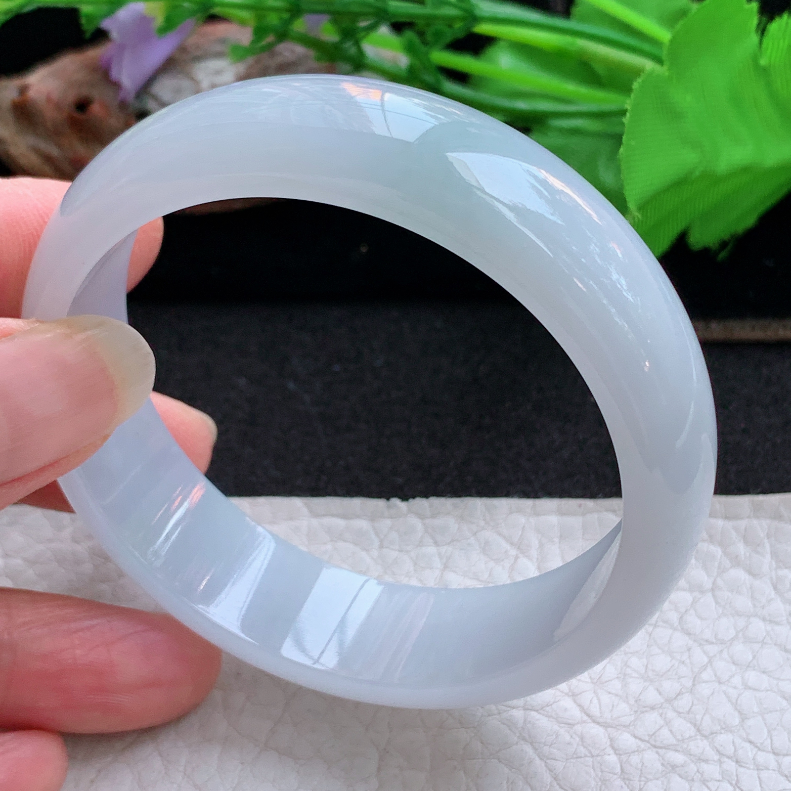 ee实拍56*15.5*6.6轮胎镯 天然缅甸翡翠a货手镯冰纯正圈玉镯子