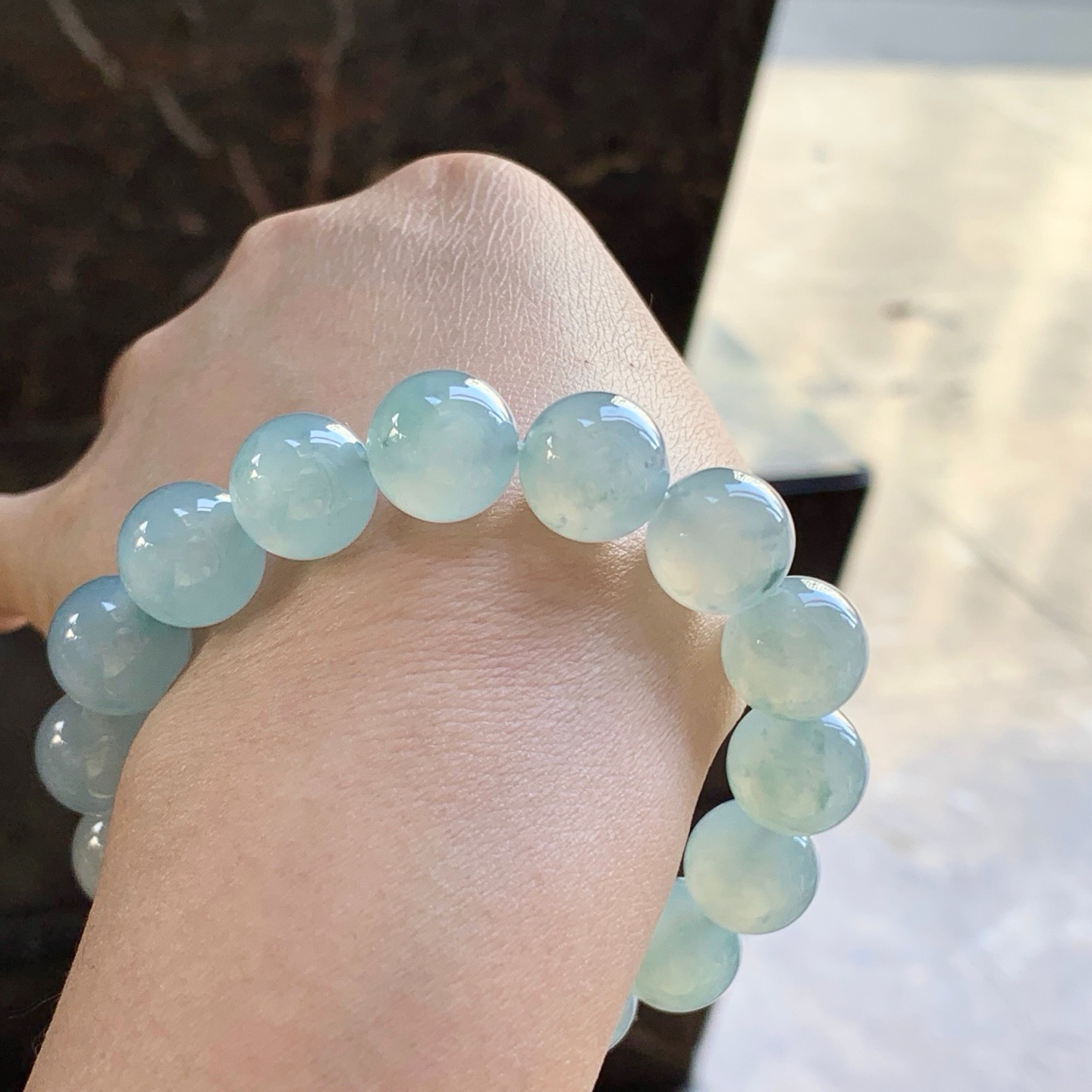 飘花手串_^清新 冰透 尺寸12.5