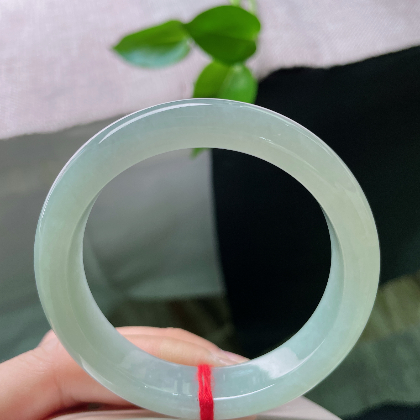 52.8/12.1/8.1绿底正圈，水润，种老，清水出芙蓉，天然去雕饰。