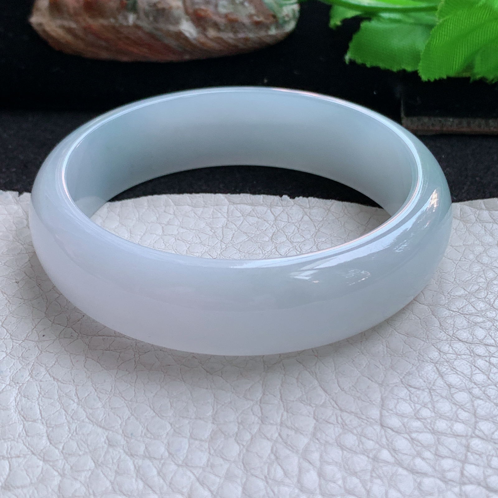 ee实拍56*15.5*6.6轮胎镯 天然缅甸翡翠a货手镯冰纯正圈玉镯子