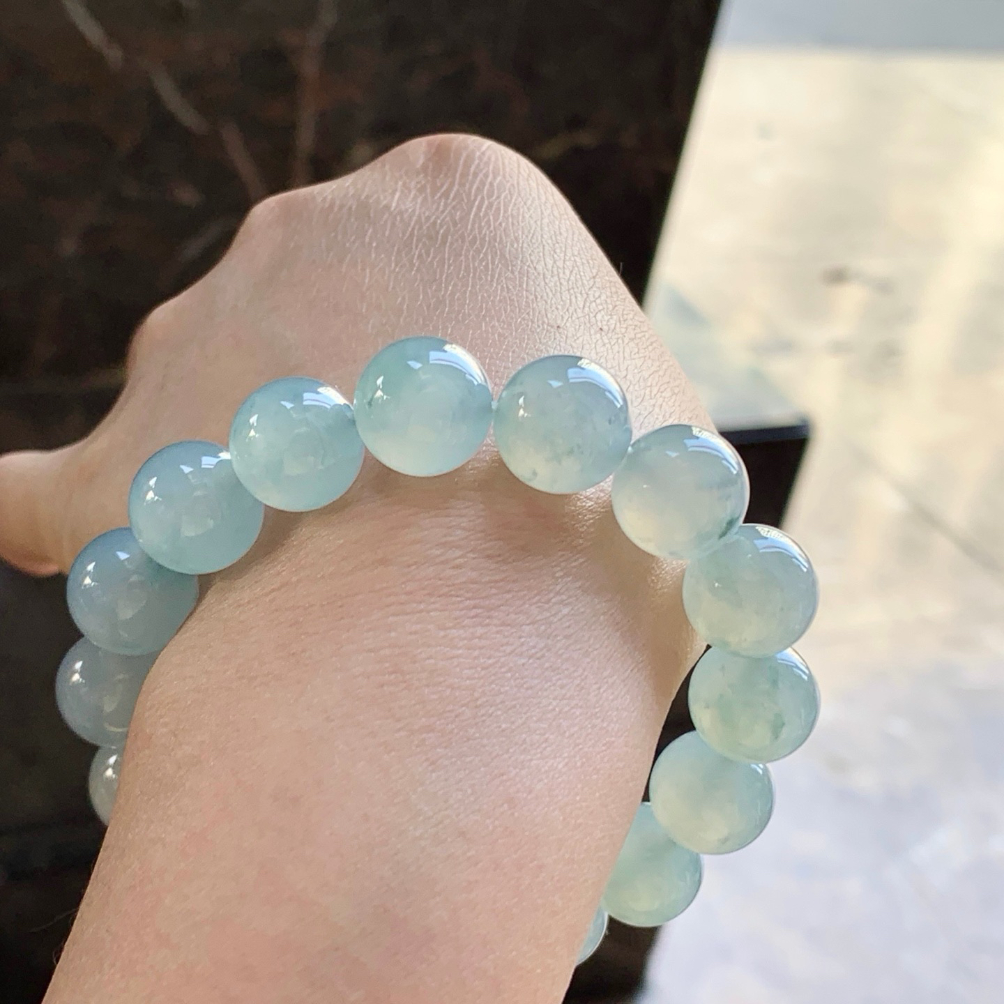 飘花手串_^清新 冰透 尺寸12.5