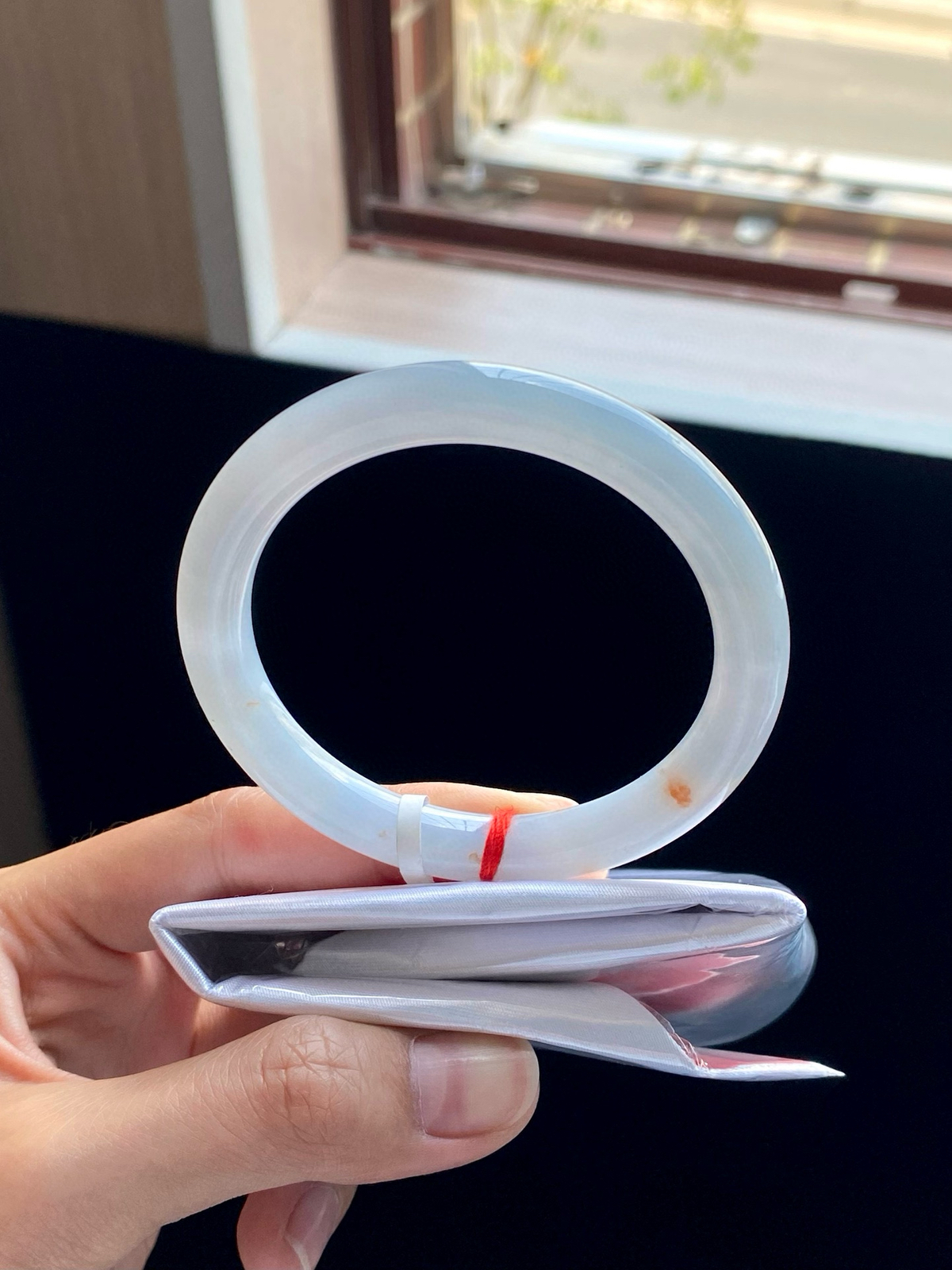 冰蓝天空蓝洒金圆条美人条成品
⭕️55-9-8.5