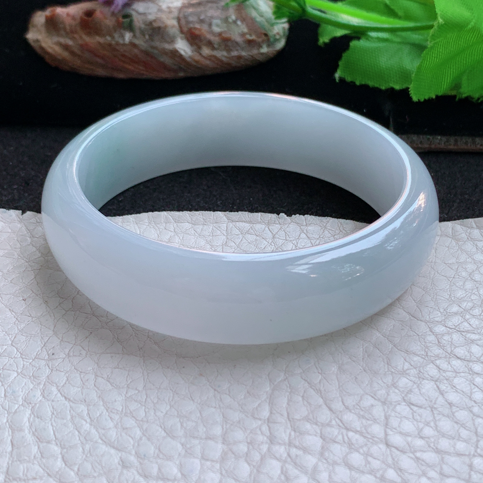 ee实拍56*15.5*6.6轮胎镯 天然缅甸翡翠a货手镯冰纯正圈玉镯子