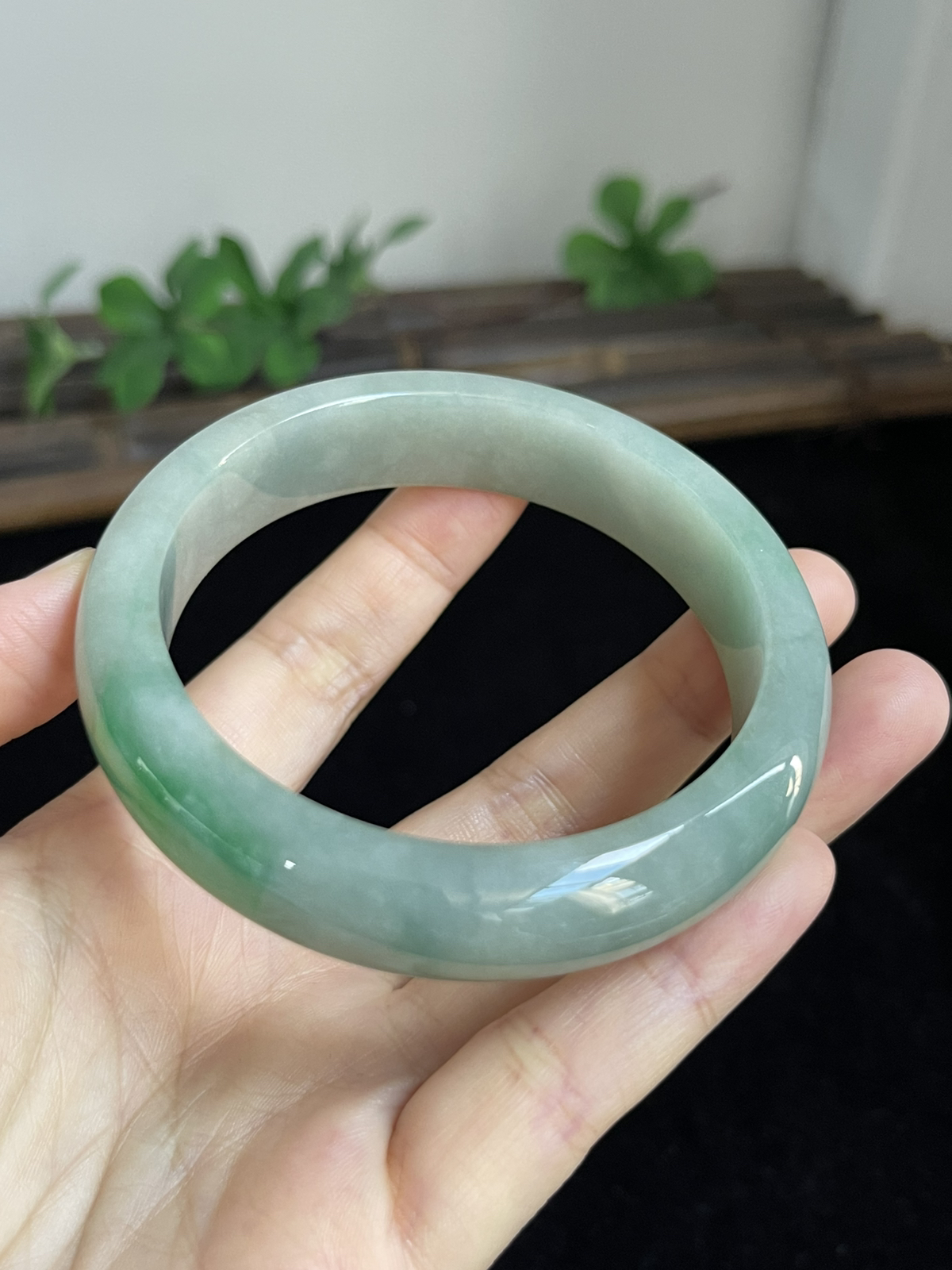 正圈58.7圈口，翡翠手镯