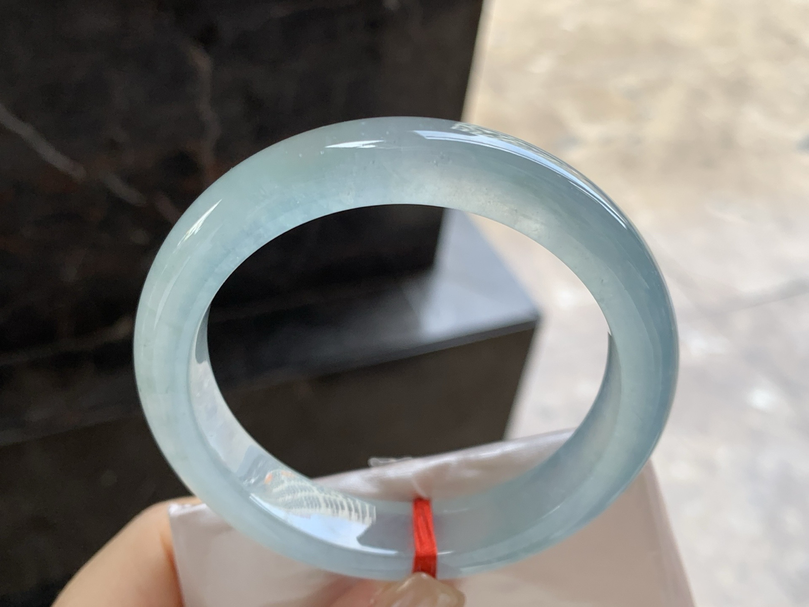 56-12.1-8.7

冰种手镯^_^冰味十足～上手漂亮