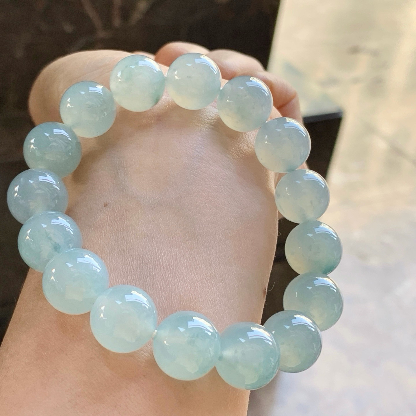 飘花手串_^清新 冰透 尺寸12.5