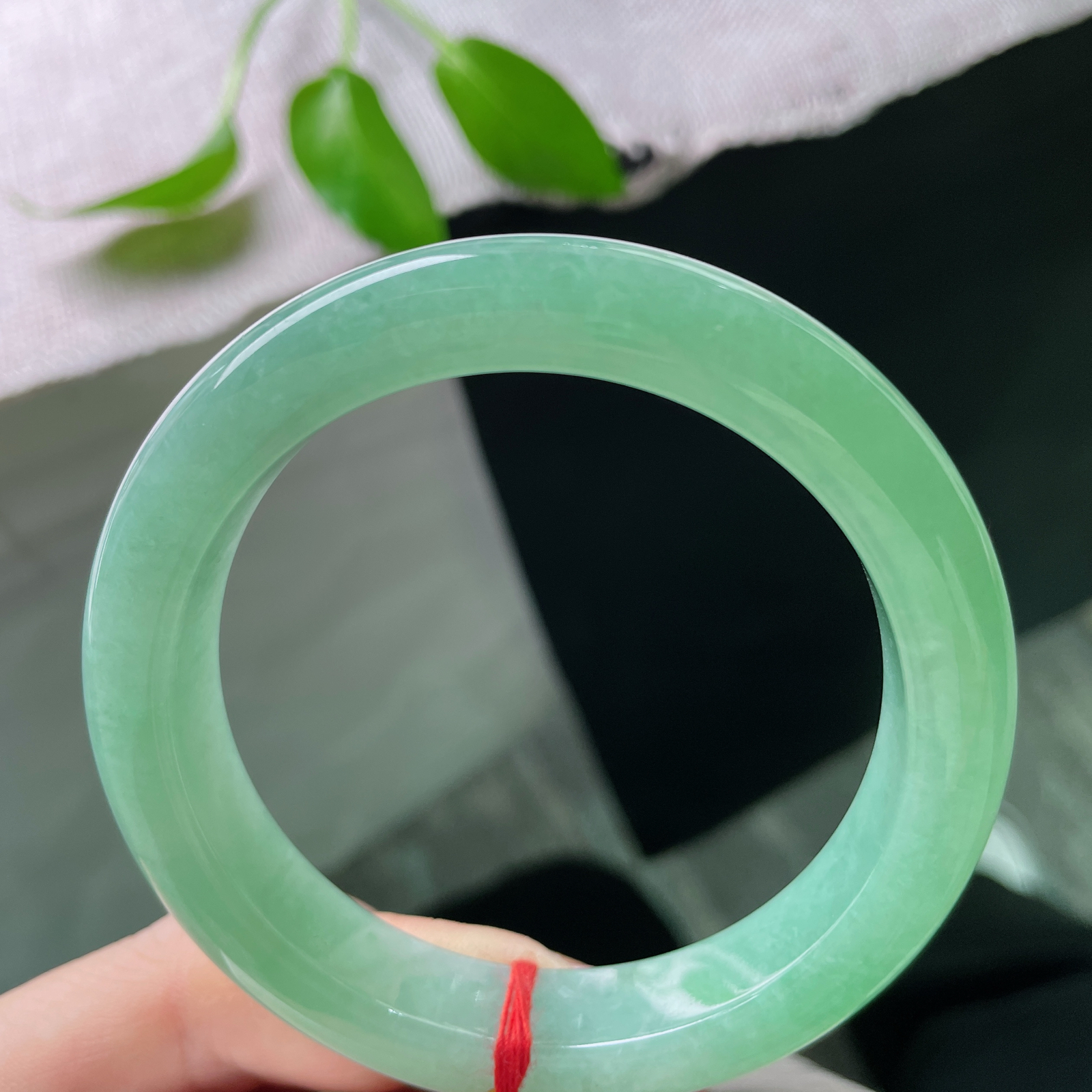 57.9/13.1/9.3，满绿正圈，色泽清雅高级，种老，郁郁层峦夹岸青，青山绿水去无声