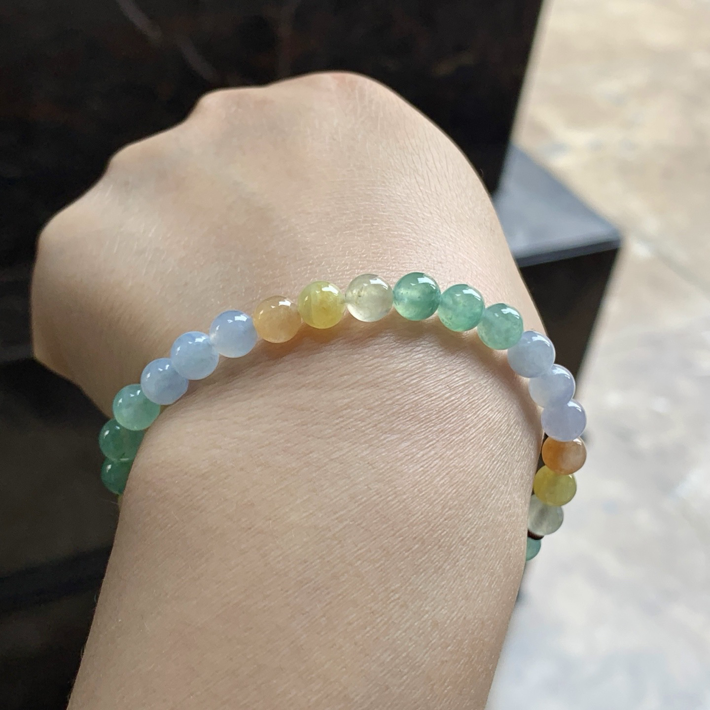 多彩手链^_^鲜艳