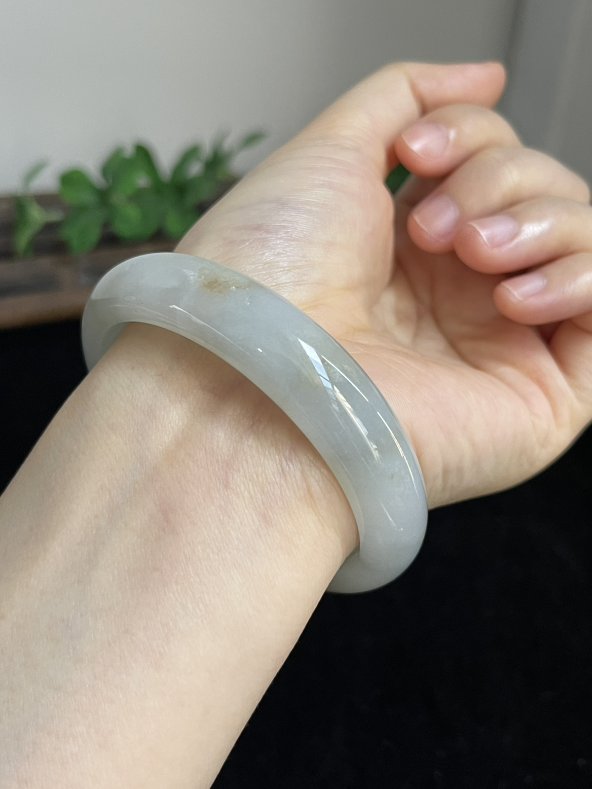 正圈58.7圈口，翡翠手镯