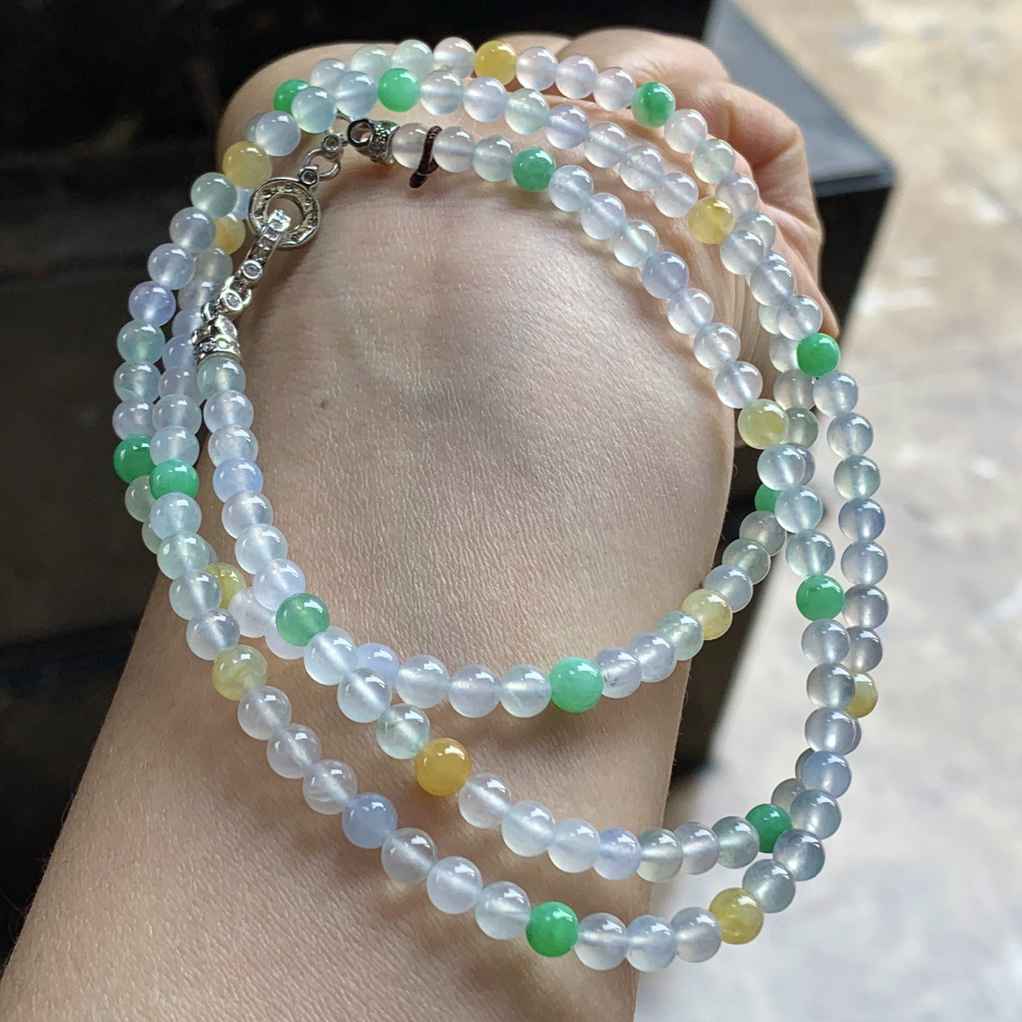 冰种手链^_^冰透 亮眼