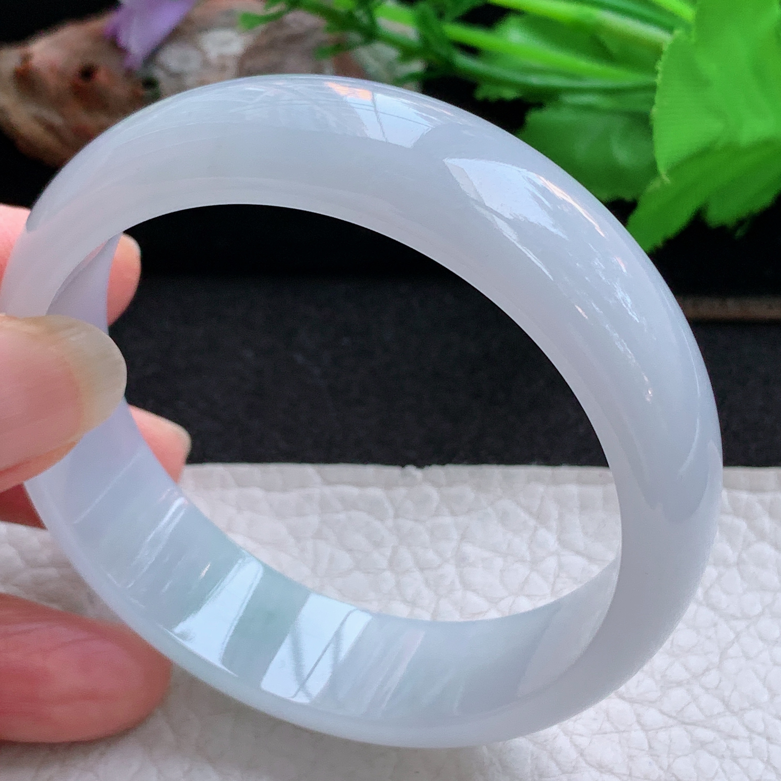 ee实拍56*15.5*6.6轮胎镯 天然缅甸翡翠a货手镯冰纯正圈玉镯子