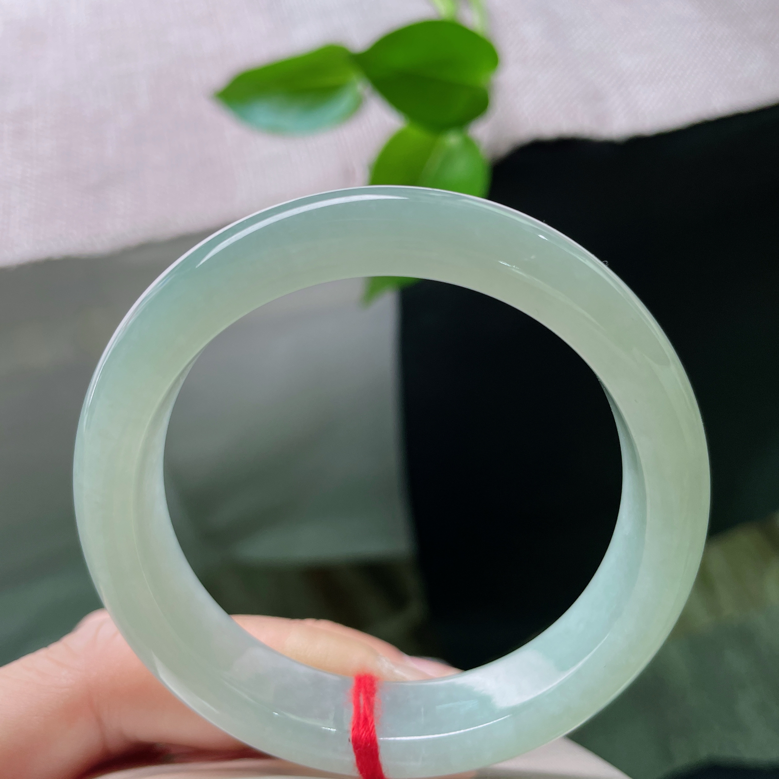 52.8/12.1/8.1绿底正圈，水润，种老，清水出芙蓉，天然去雕饰。