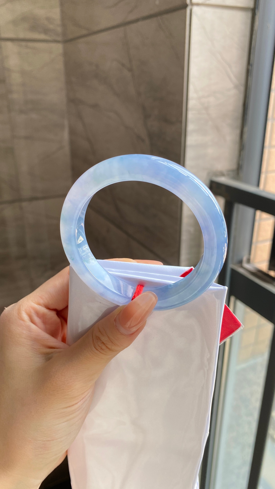 莫奈花园冰紫正圈
尺寸：54.8-11.5-9