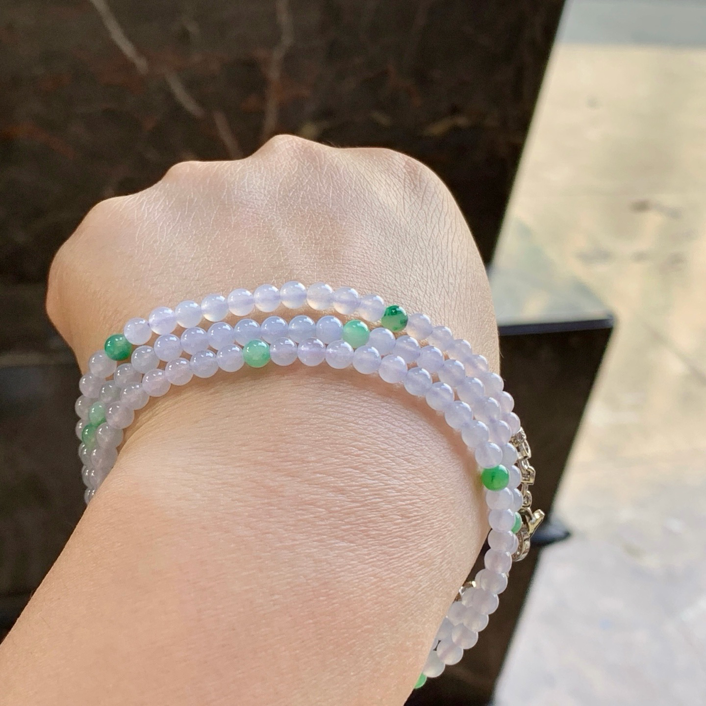 冰种珠链^_^清新 尺寸4