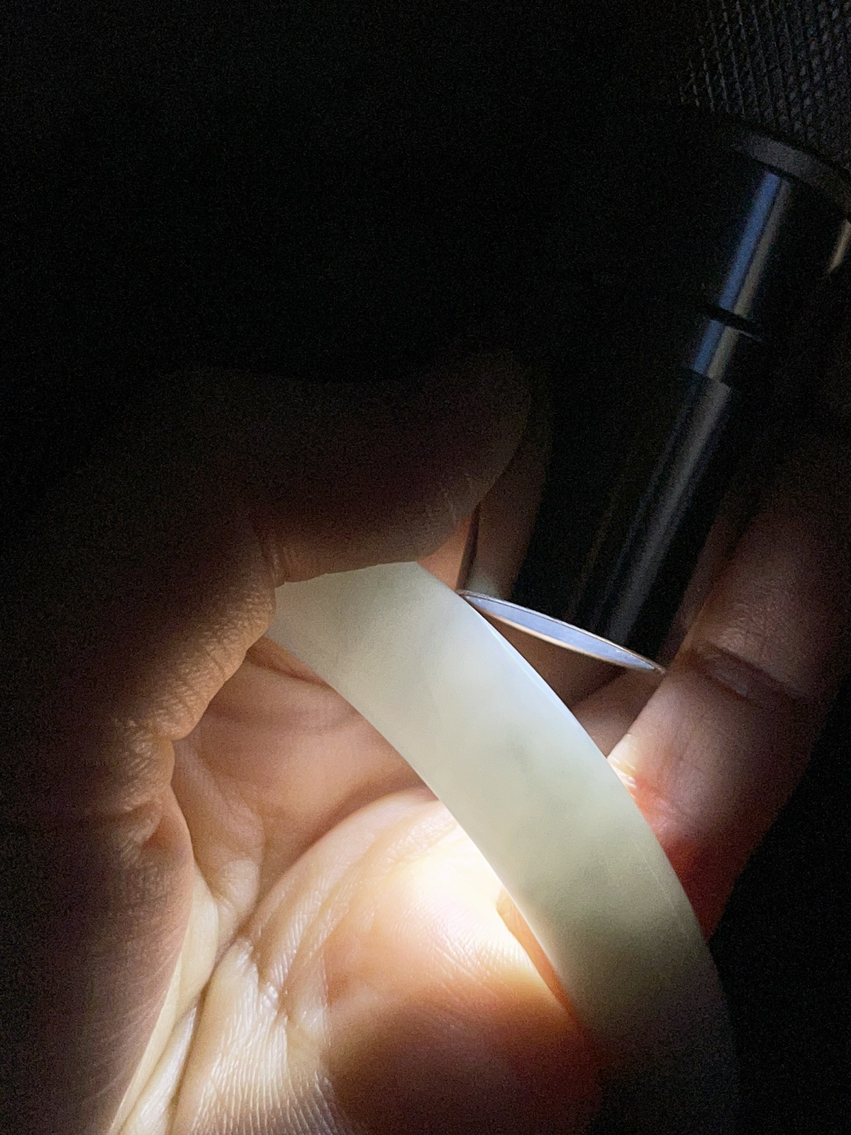 正圈58.2圈口，翡翠手镯