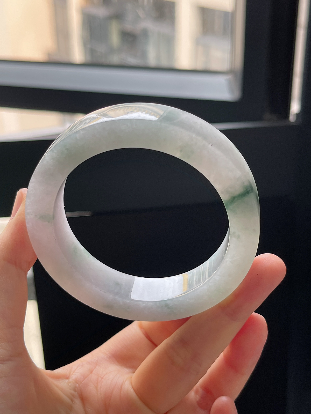 翡翠镯饼，⭕️正圈最大做58，最小做55.6