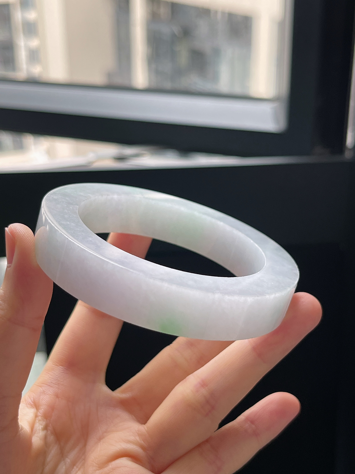 翡翠镯饼，⭕️正圈最大做59，最小做55.5