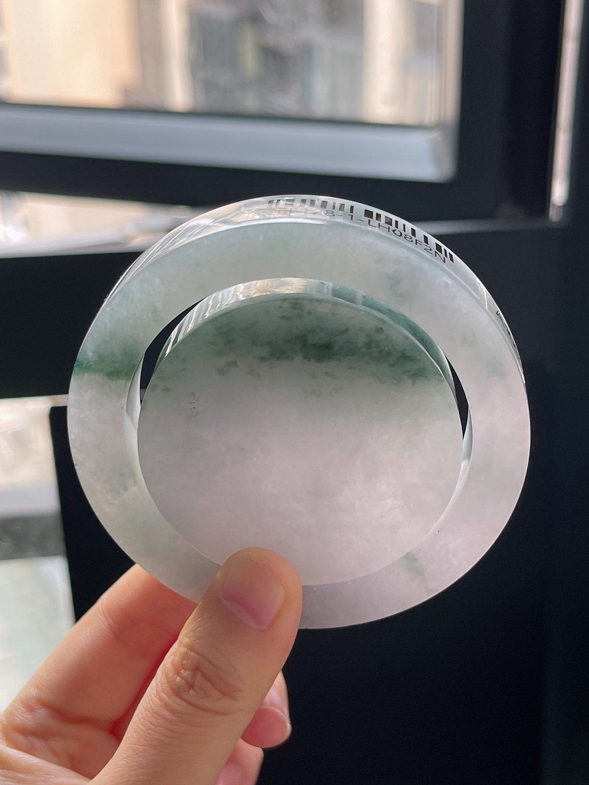 翡翠镯饼，⭕️正圈最大做58，最小做55.6