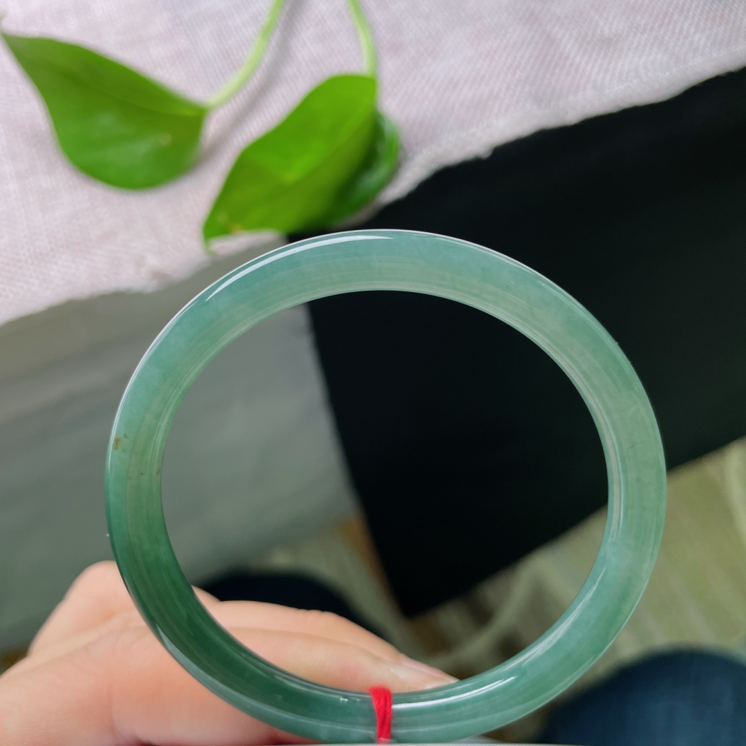 53.9/6.6，蓝水美人条，种老，渐变之色，沙眼，高品质翡翠，ss50271a