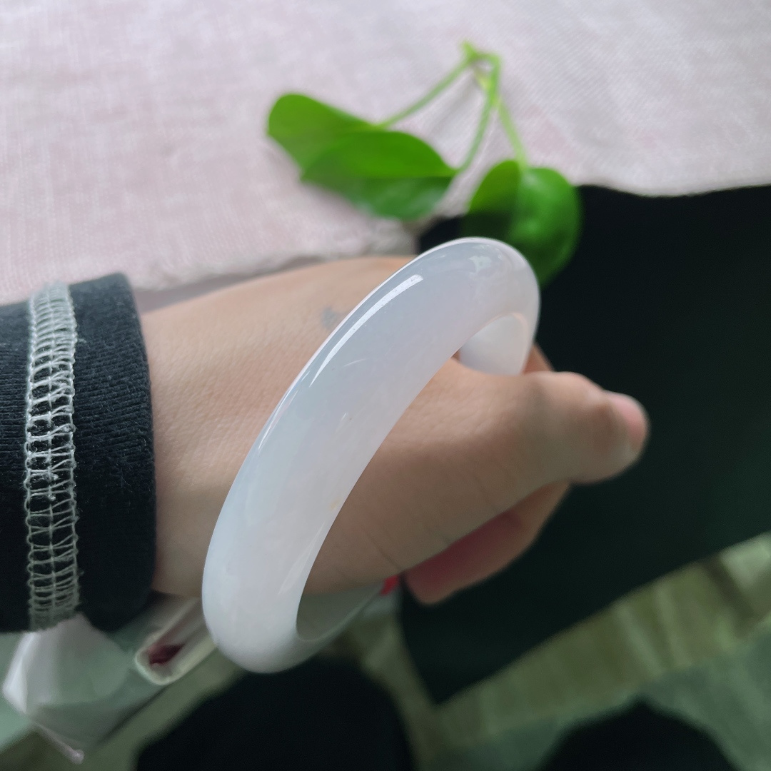 54.3/12.3/8.5冰紫正圈，水头好，种老，洒金，紫气东来，财运亨通。。ss46644a