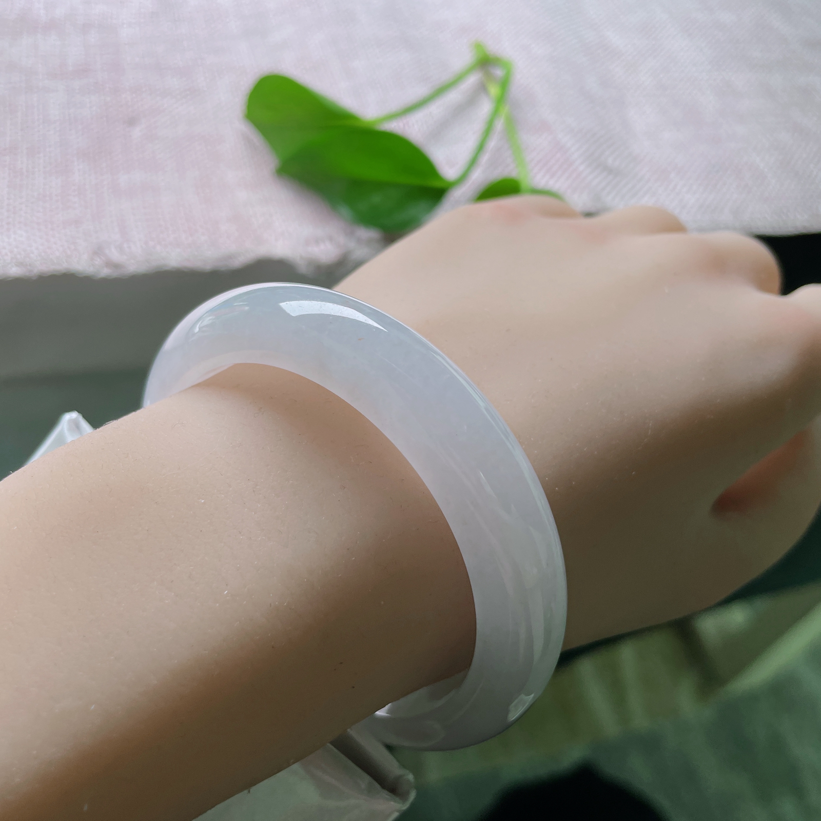 54.3/12.3/8.5冰紫正圈，水头好，种老，洒金，紫气东来，财运亨通。完美的。