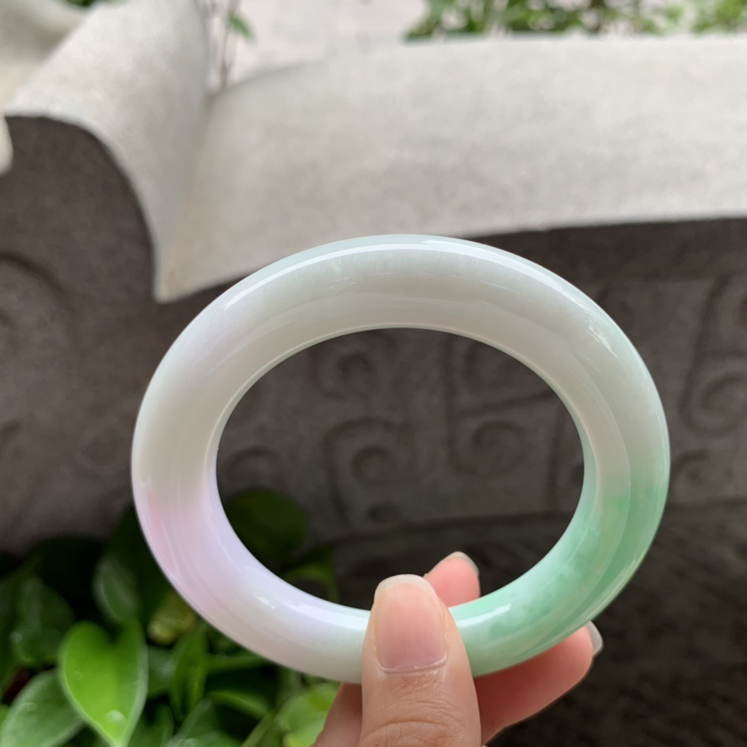 圈口 56.8-11.5【春彩圆条手镯】圆条56 57可戴