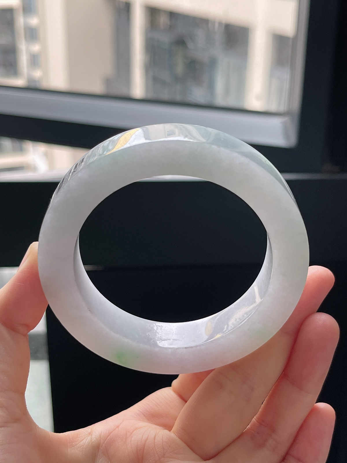 翡翠镯饼，⭕️正圈最大做59，最小做55.5