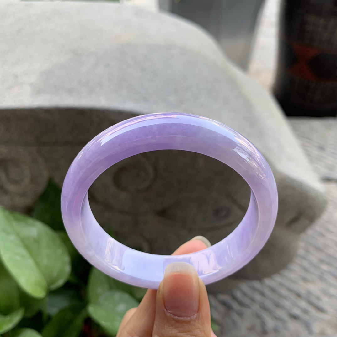 圈口55-13.8-7.1 【浓紫正圈手镯】正圈55 56可戴