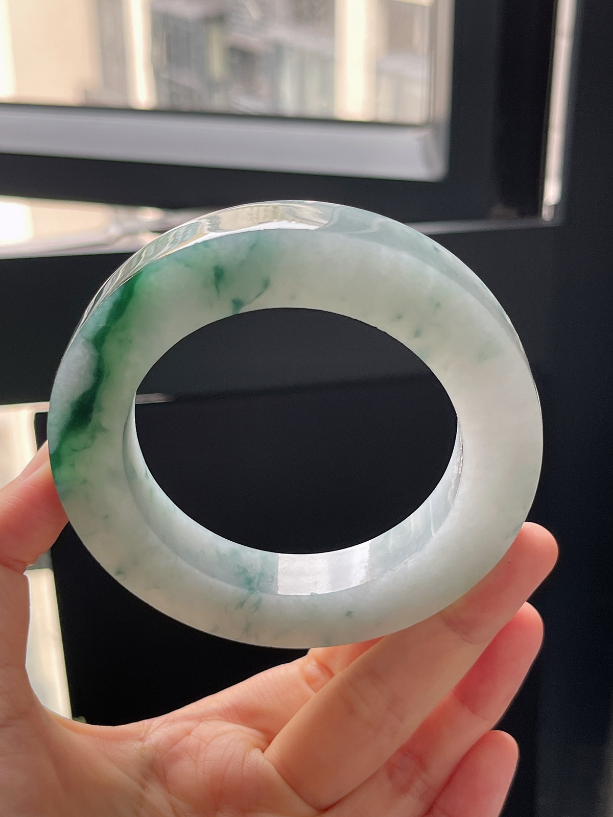 翡翠毛胚，⭕️正圈最大做69，圆条最小做65；最小做58.3