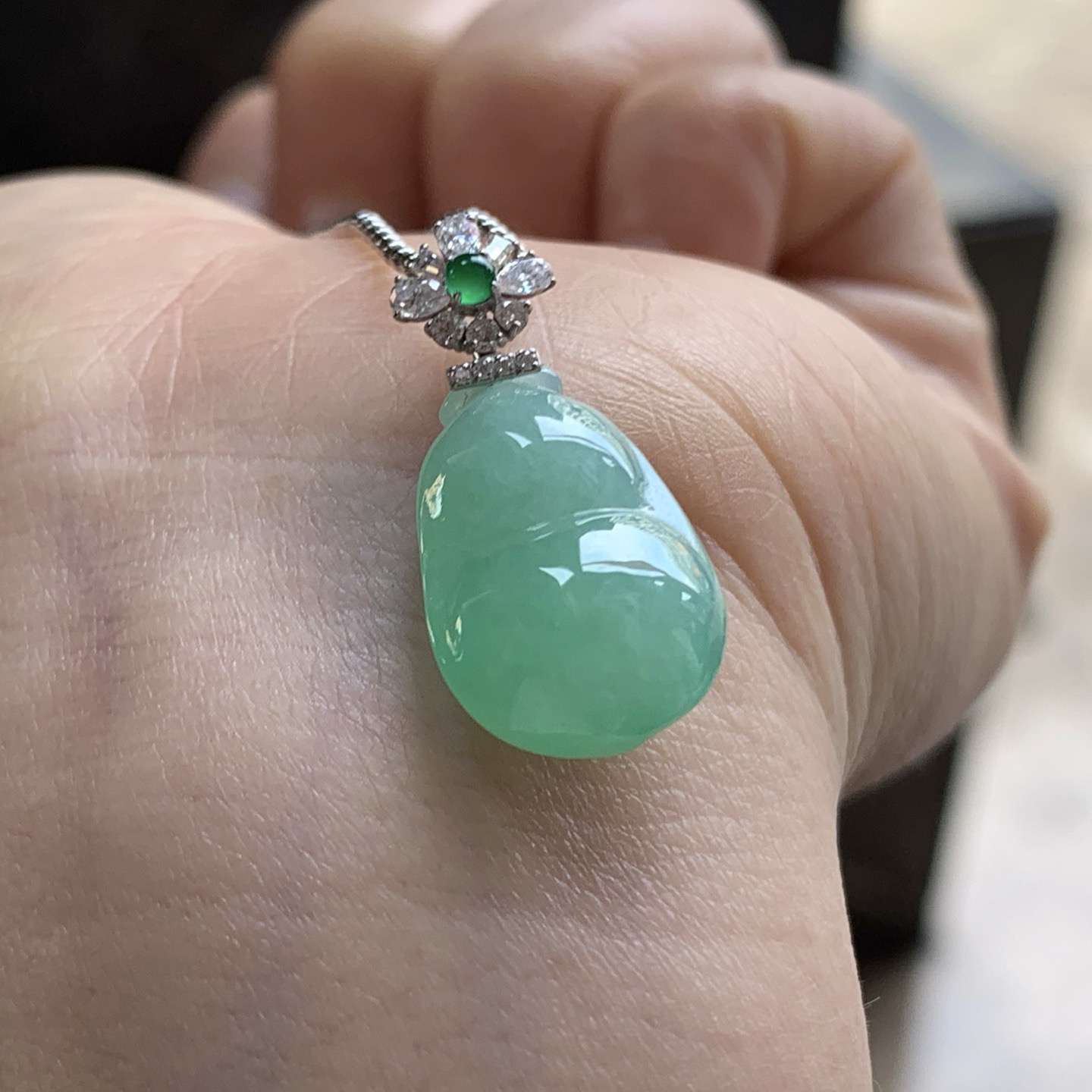 金扣晴绿豆子^_^颜色好看 清新