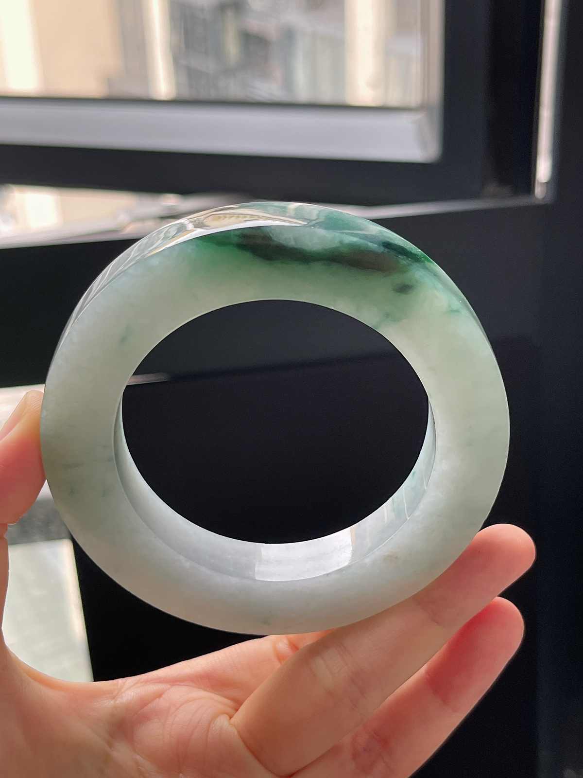 翡翠毛胚，⭕️正圈最大做69，圆条最大做65；最小做58.3