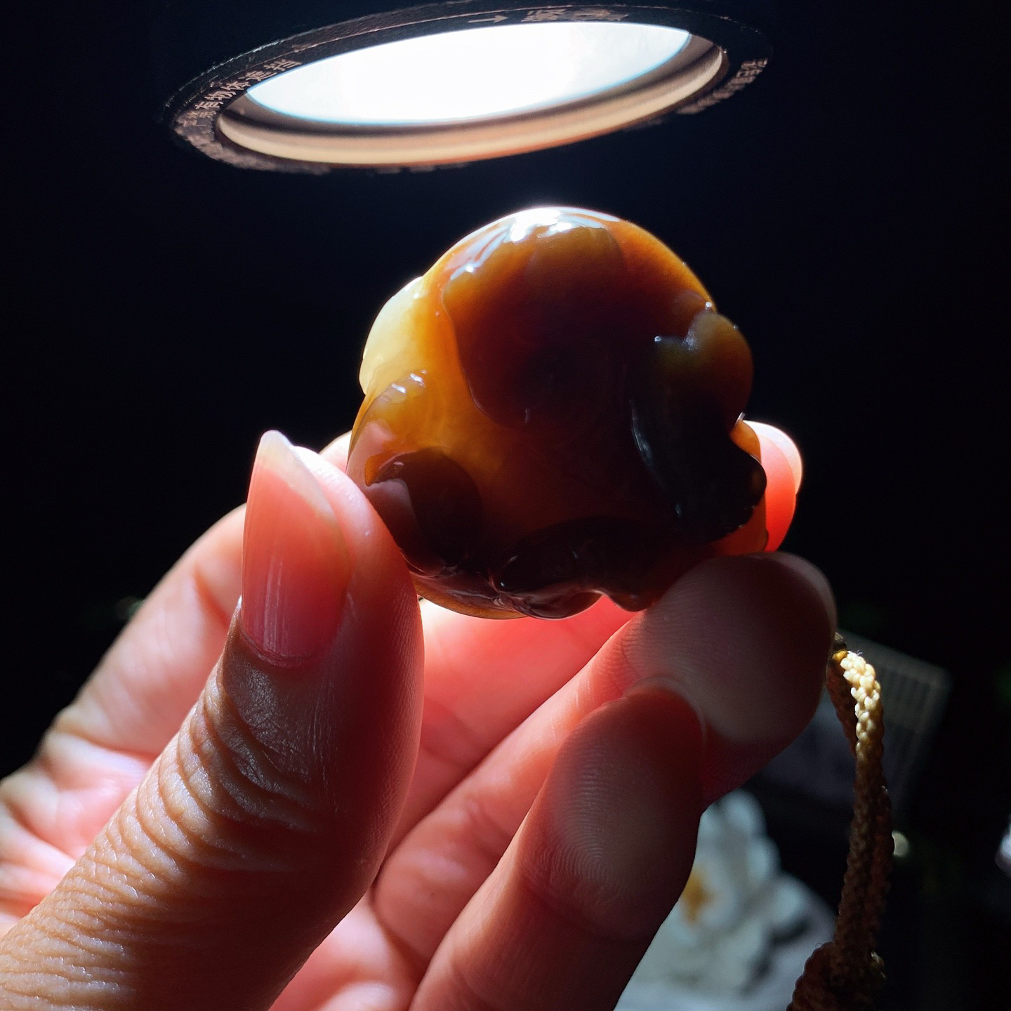 新疆和田玉且末糖龙龟挂件。尺寸34/32/17重27.5克 玉质细腻油润 底色纯净 脂粉好，品质好。lt260401