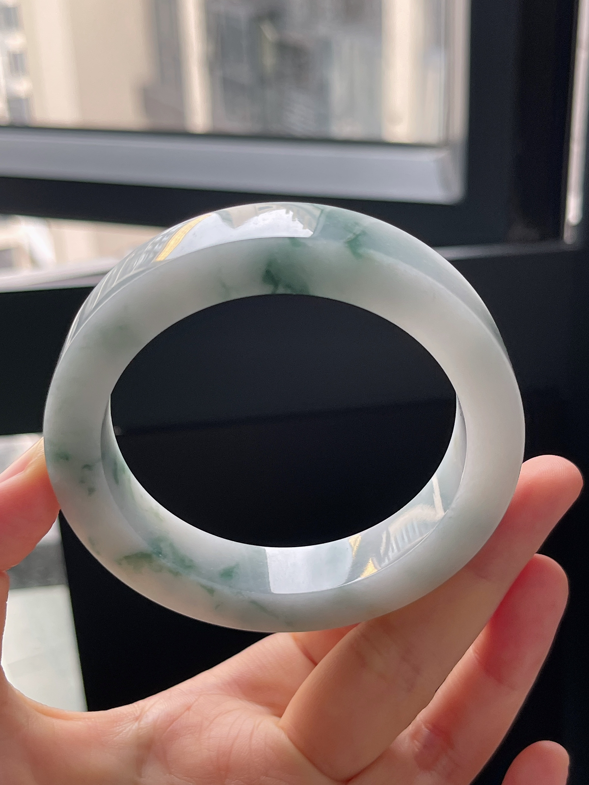 翡翠镯饼，⭕️正圈最大做59，最小做57.5