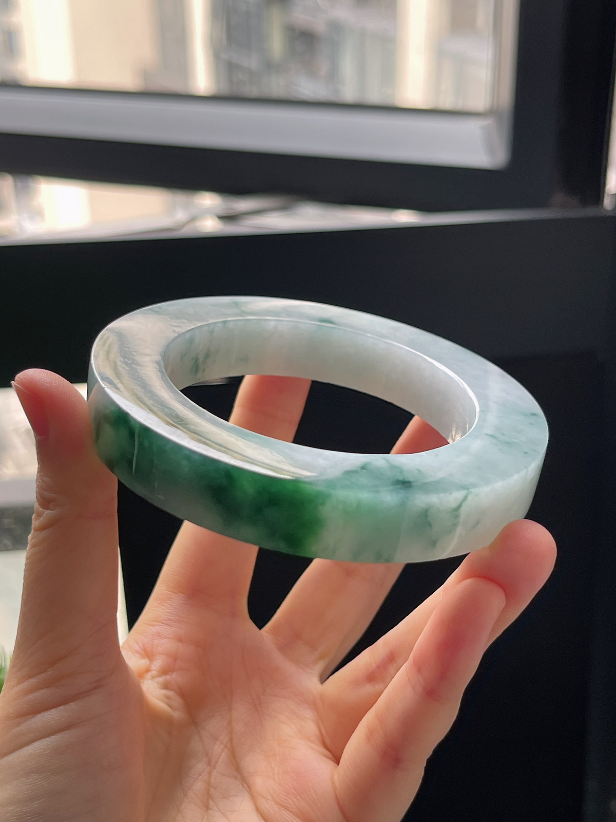 翡翠毛胚，⭕️正圈最大做69，圆条最小做65；最小做58.3