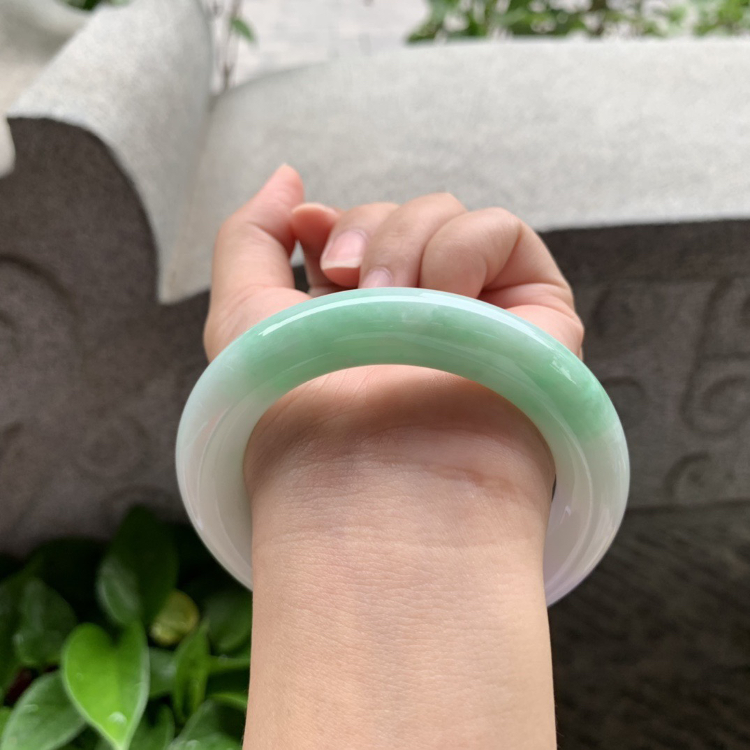 圈口 56.8-11.5【春彩圆条手镯】圆条56 57可戴