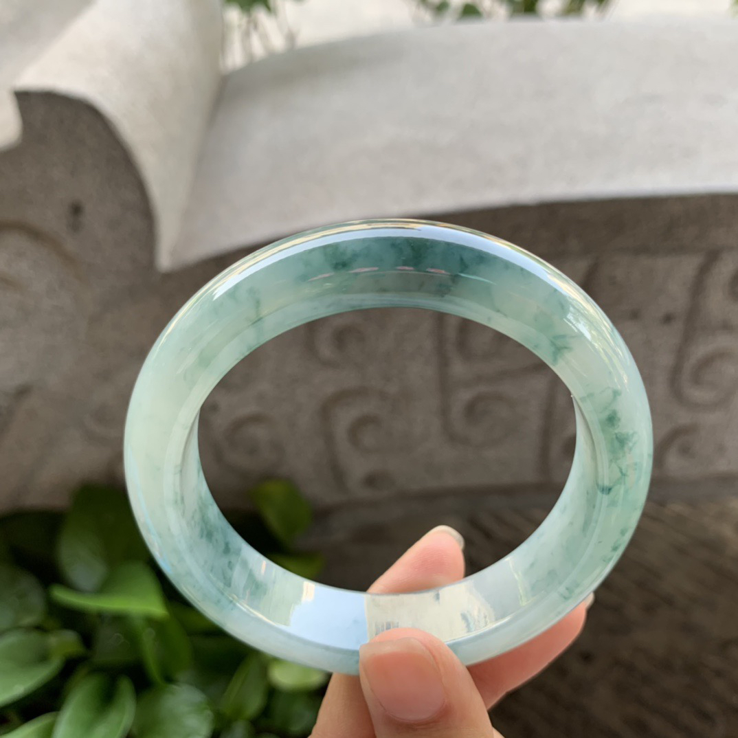 宽版大圈口 60-14.6-9.4【飘花正圈手镯】正圈60 61可戴