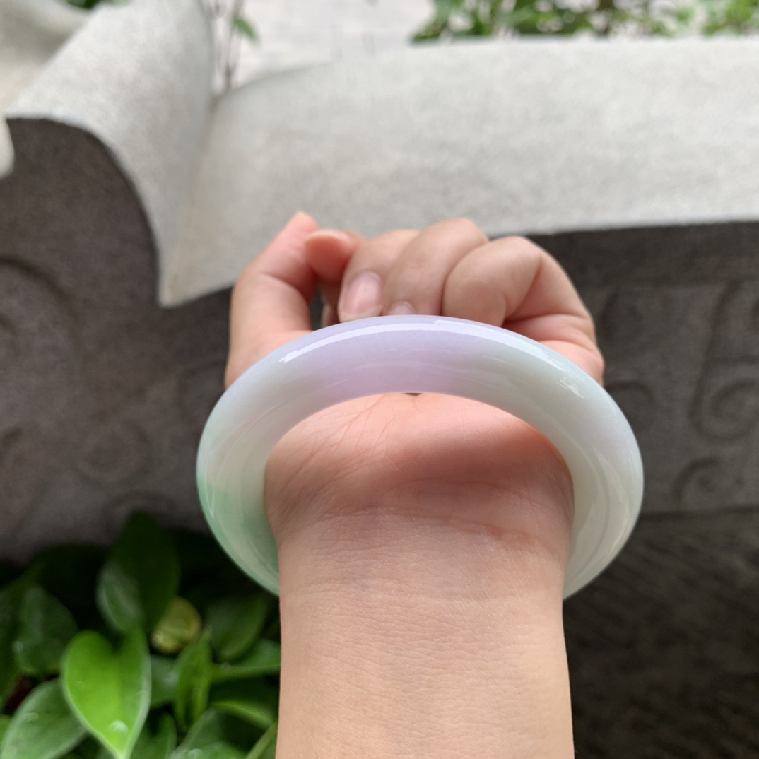 圈口 56.8-11.5【春彩圆条手镯】圆条56 57可戴