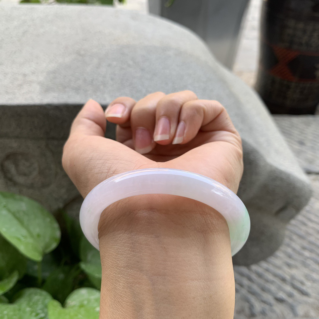 小圈口 53.7-9.1【春彩圆条手镯】圆条53  54可戴