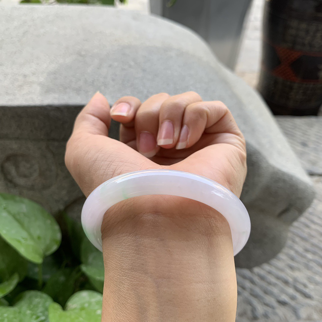 小圈口 53.7-9.1【春彩圆条手镯】圆条53  54可戴