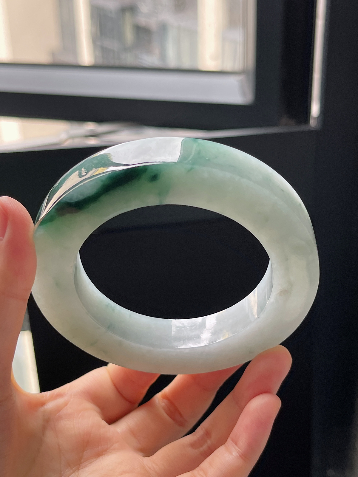 翡翠毛胚，⭕️正圈最大做69，圆条最大做65；最小做58.3