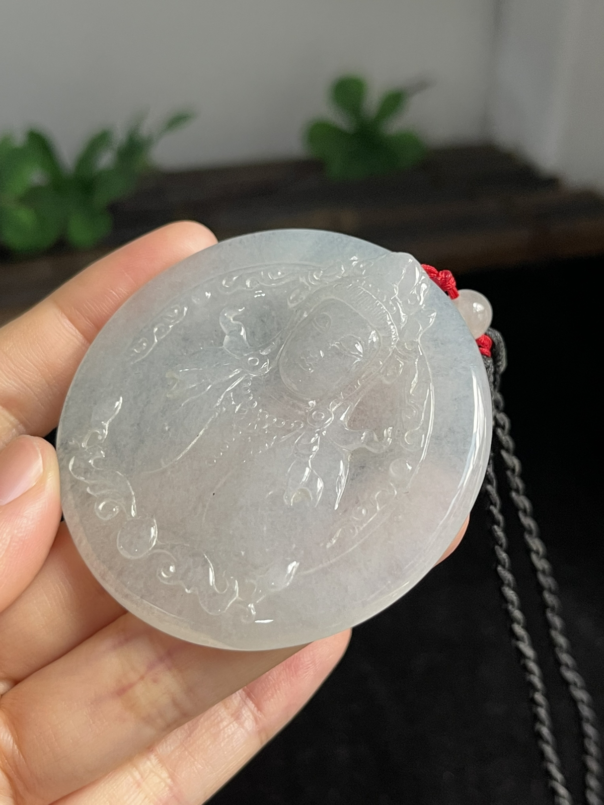 翡翠挂件，配珠未测