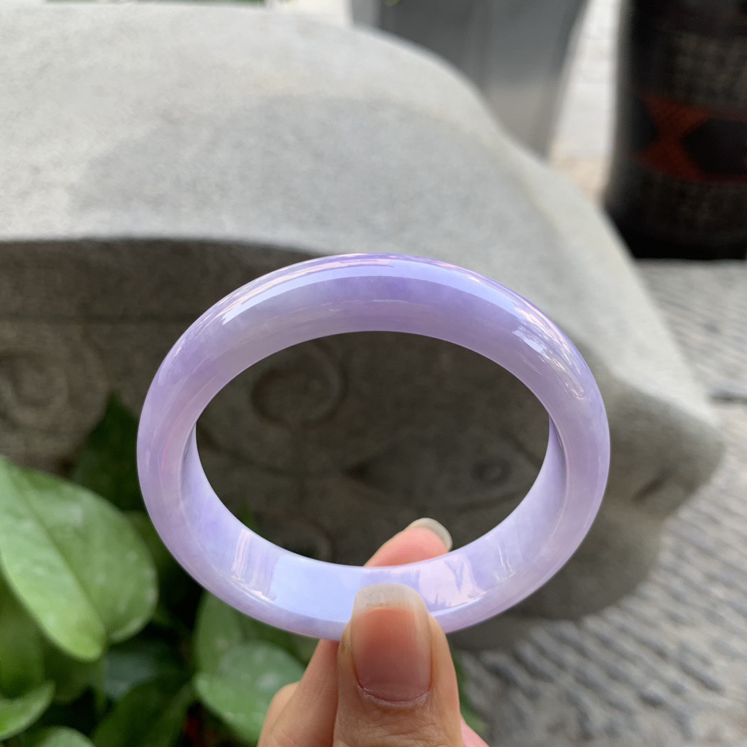 圈口55-13.8-7.1 【浓紫正圈手镯】正圈55 56可戴