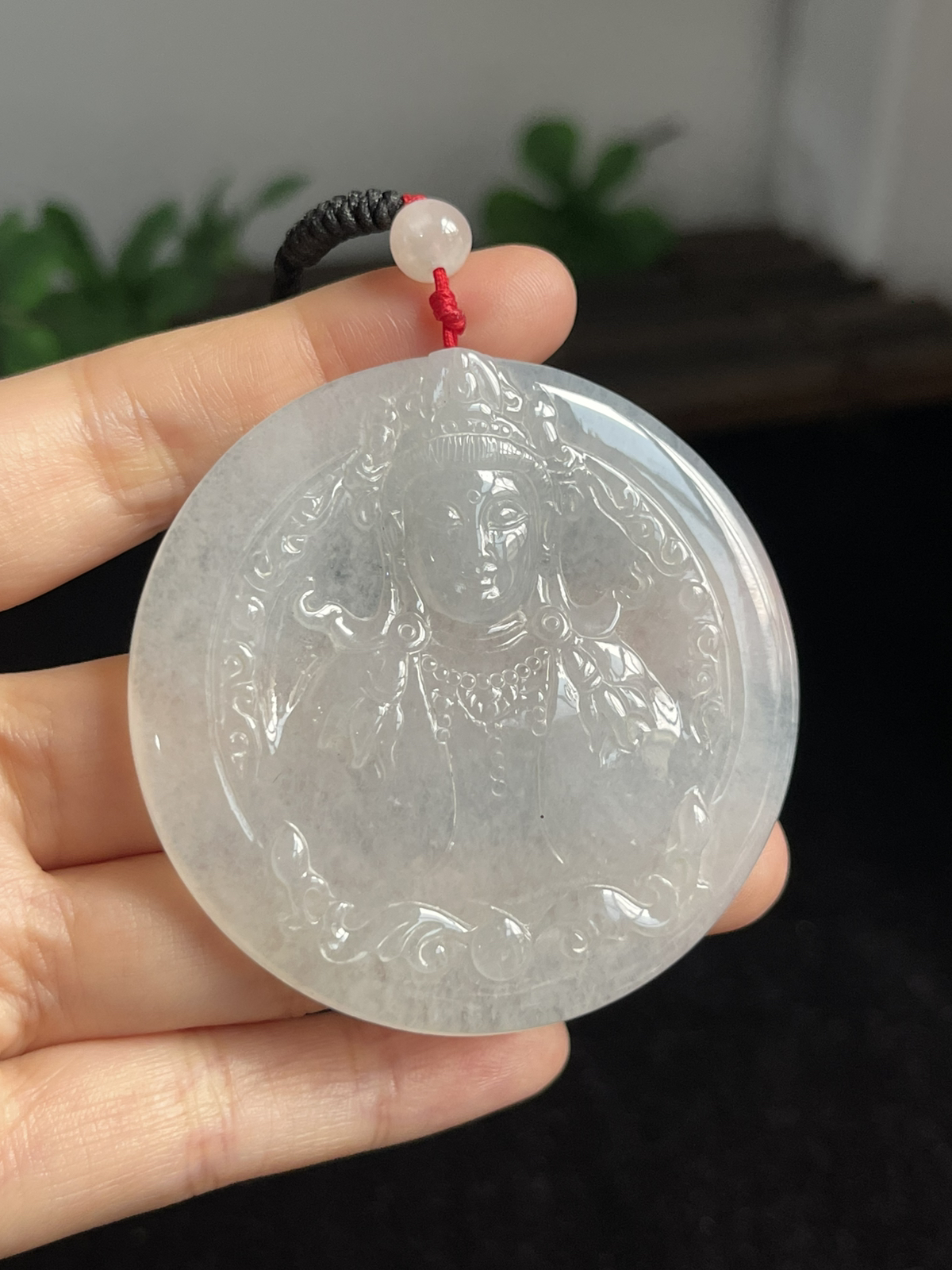 翡翠挂件，配珠未测