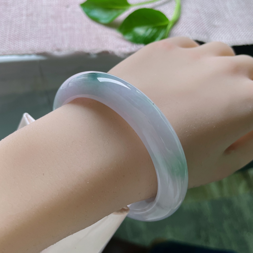 57.5/12/9，紫罗兰正圈，水润细腻，揽一袖紫霞，作衬你的月光。皮纹，ss49999a