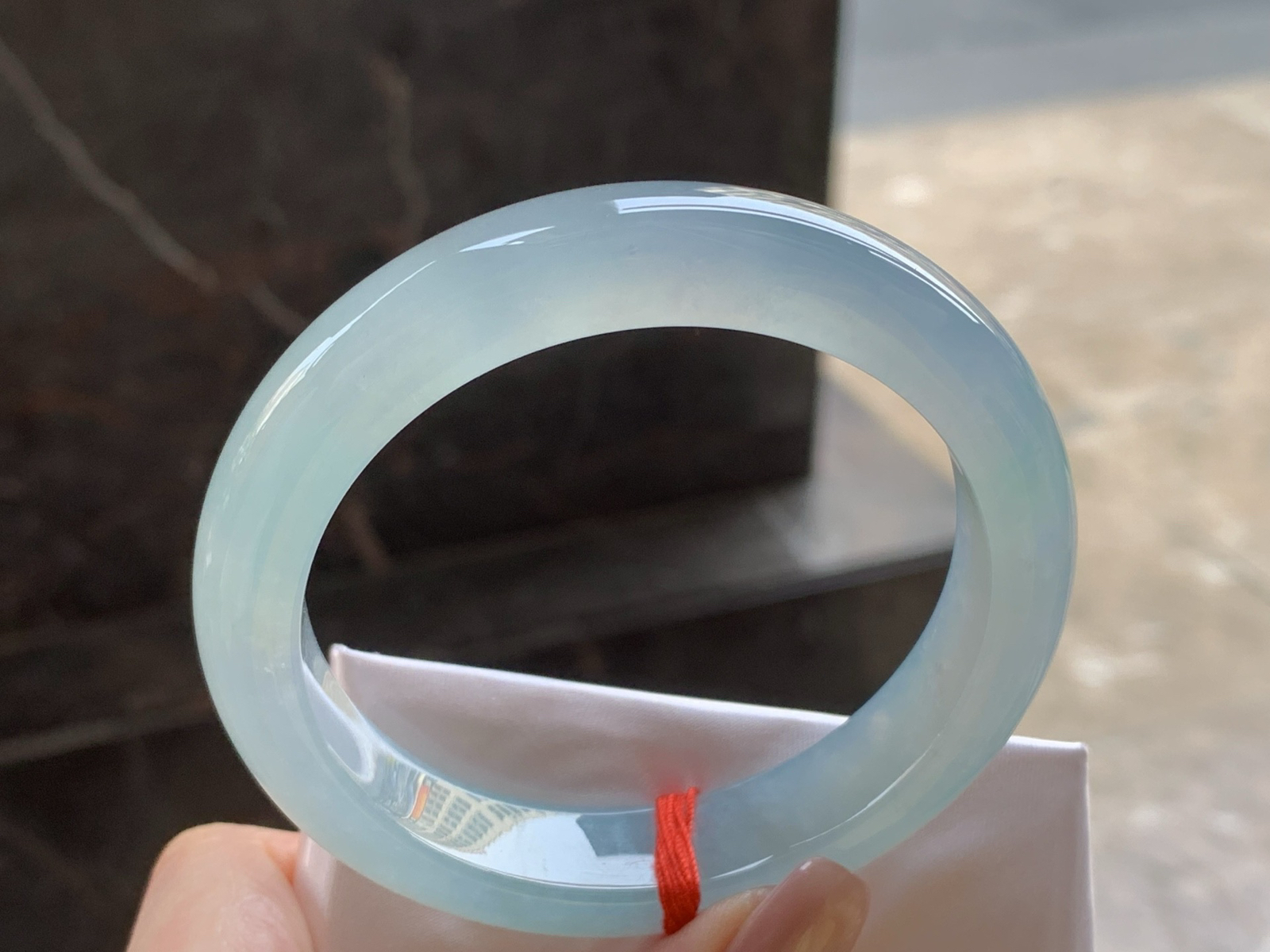 冰种手镯
种老水足 57.8/12.7/9.2mm