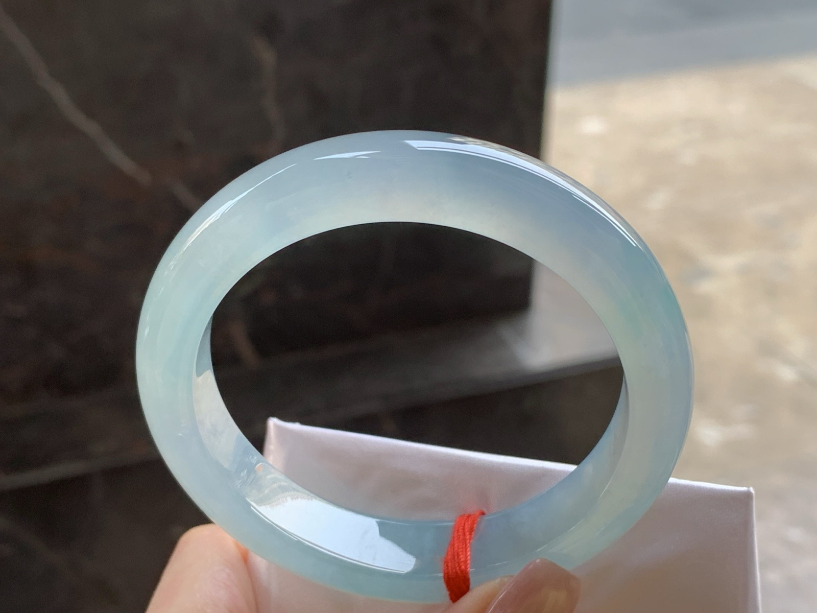 冰种手镯
种老水足 57.8/12.7/9.2mm