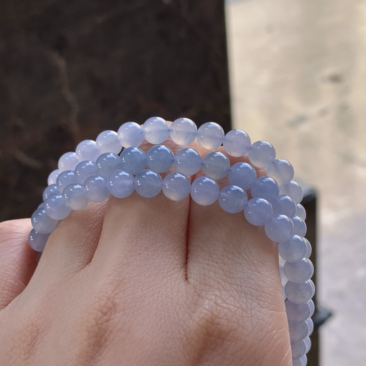 糯冰春色珠链
颜色漂亮 水润清爽