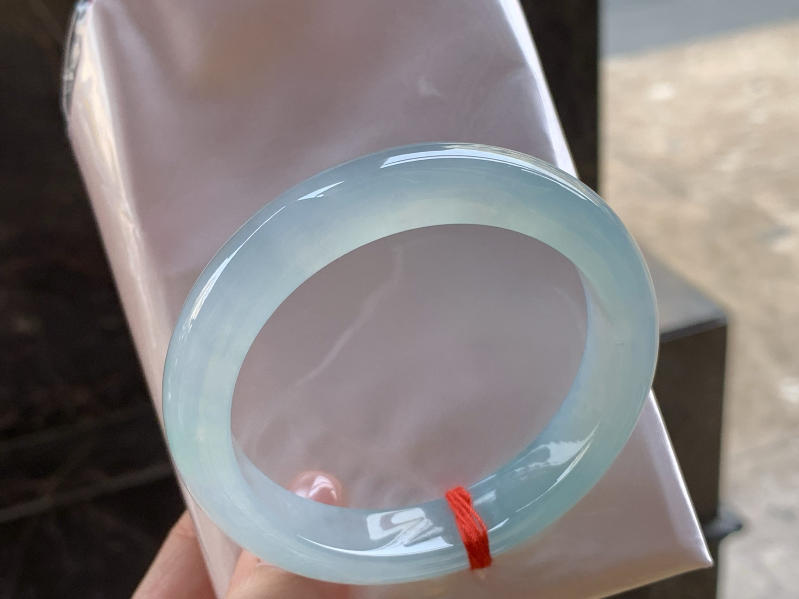 冰种手镯
种老水足 57.8/12.7/9.2mm